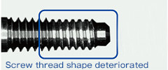 Screw Threads Tightened with Over Torque